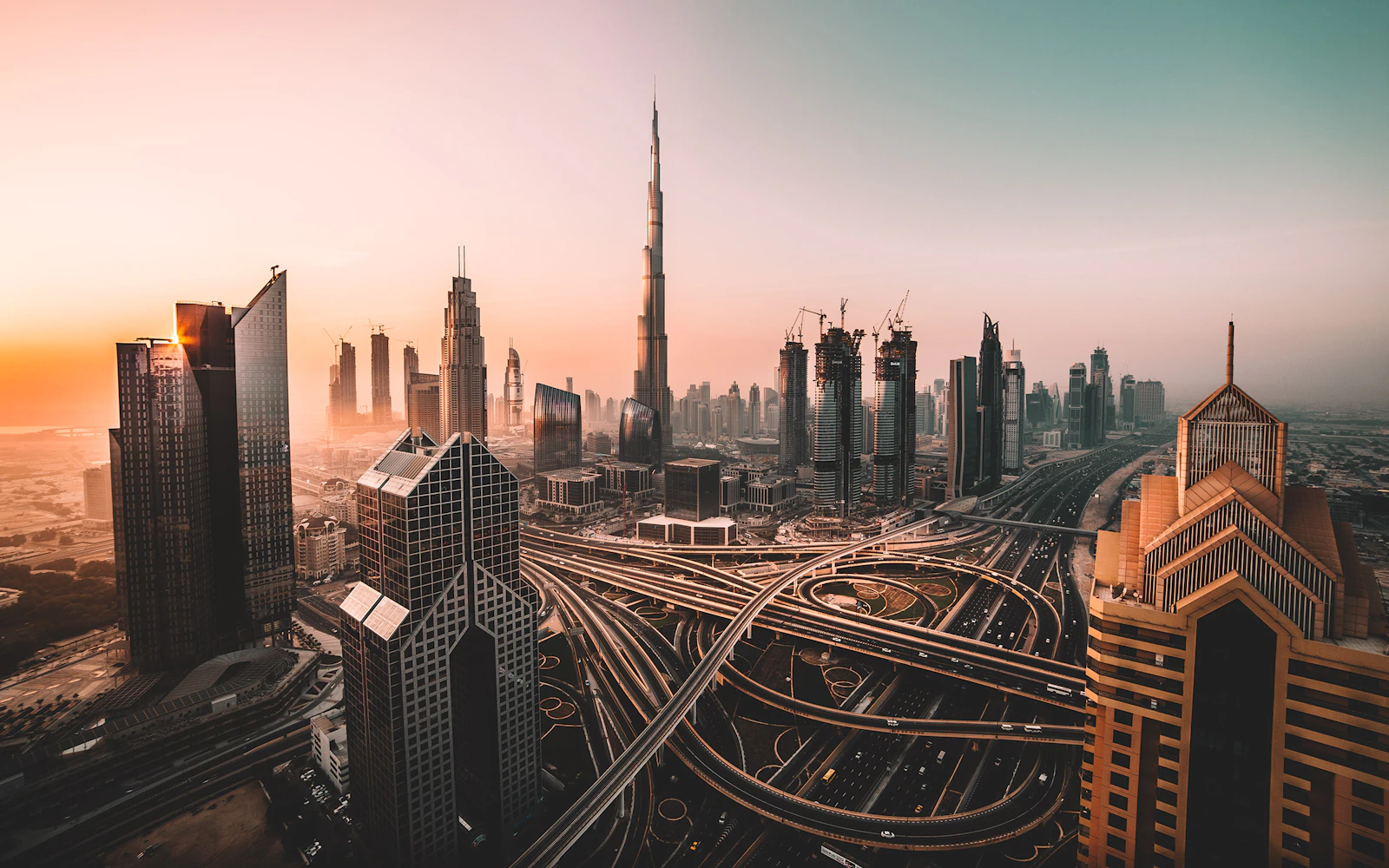 Burj Khalifa dan cakrawala Dubai